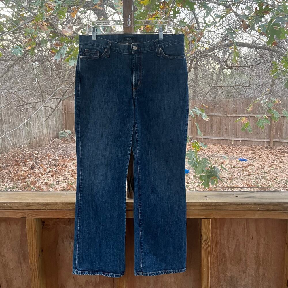 Karen Kane Women's Vintage Straight Leg Blue Jeans Size 14